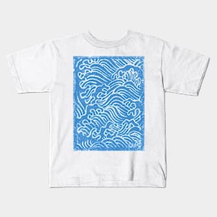 vintage waves Kids T-Shirt